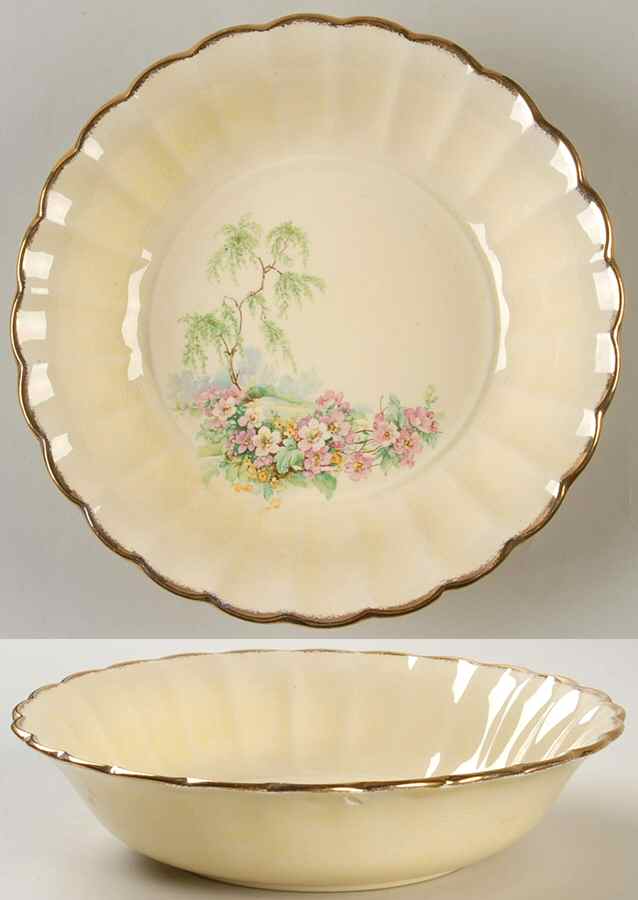 Breath O' Spring 8" Round Vegetable Bowl by British Empire Ware-1
