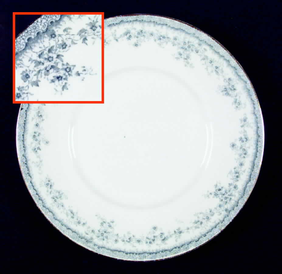 Garland Blue Salad Plate by Bishop & Stonier-1