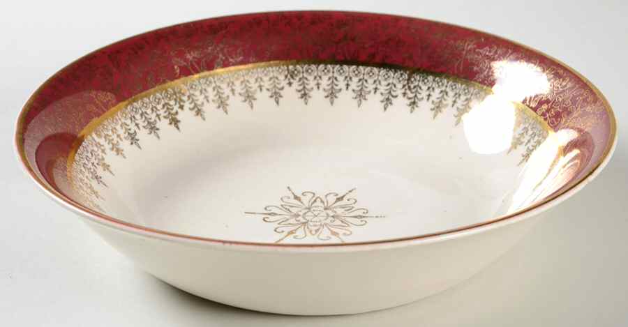 Treasure O'Gold 7" Round Vegetable Bowl by British Empire Ware-1