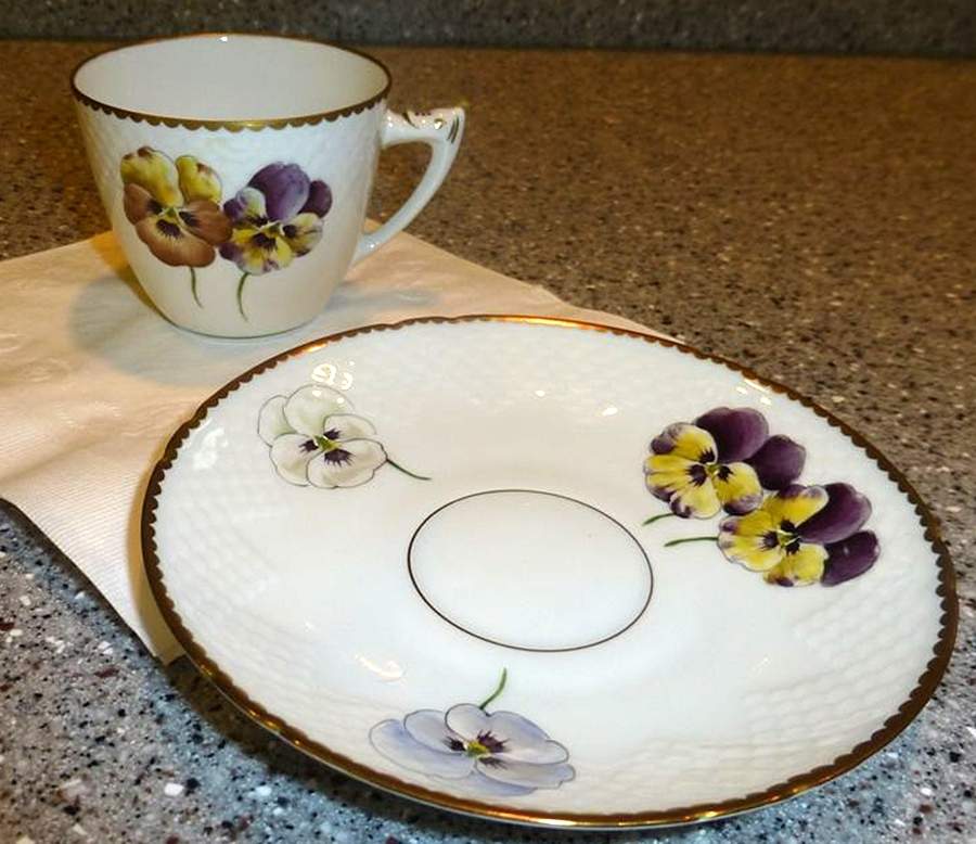 BIG23 Flat Cup & Saucer Set by Bing & Grondahl-1