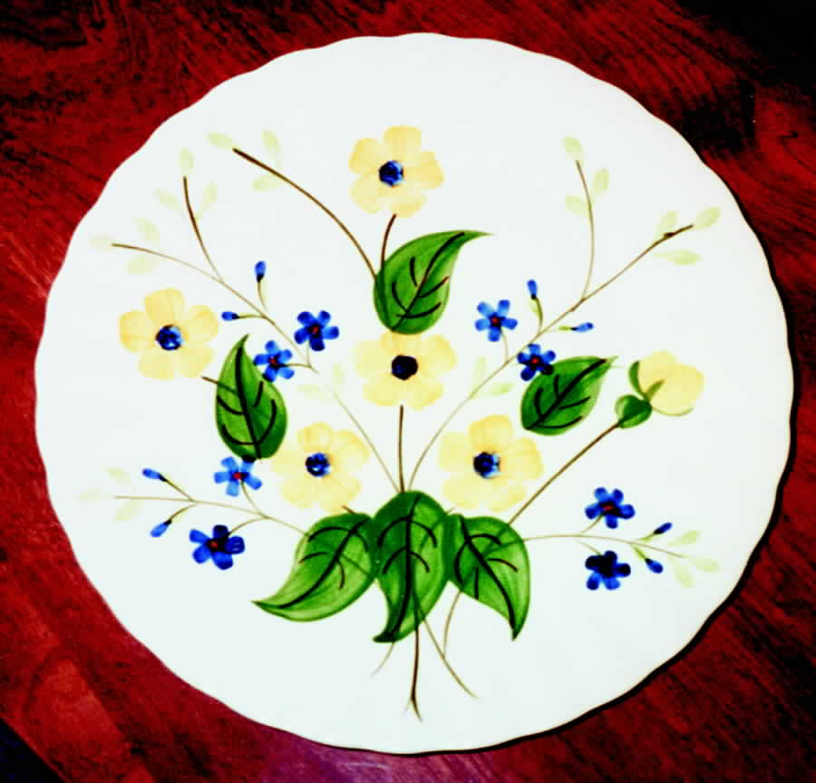 Christine Dinner Plate by Blue Ridge Southern Pottery-1
