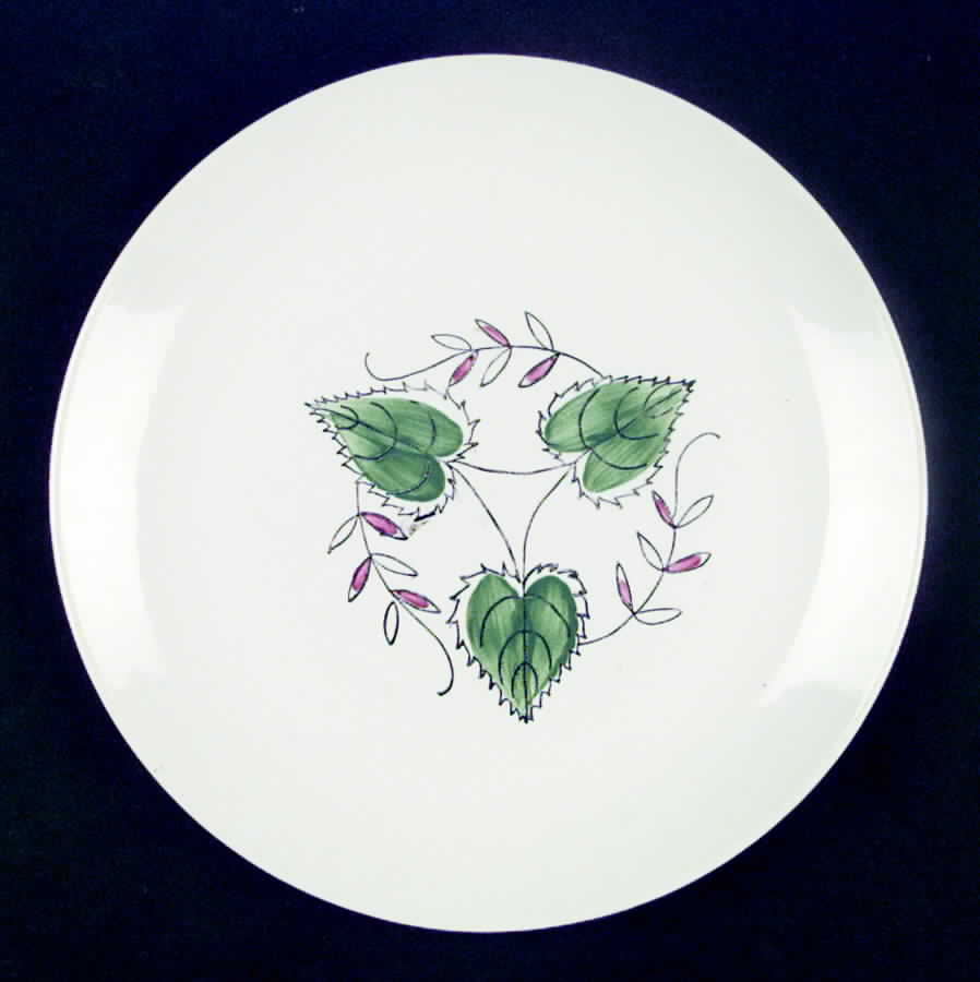 Triangle Dinner Plate by Blue Ridge Southern Pottery-1