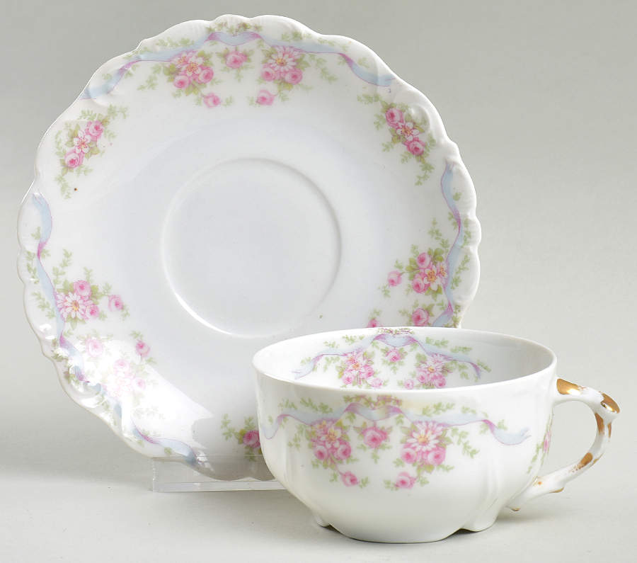 BWD277 (NO TRIM) Flat Cup & Saucer Set by Bawo & Dotter-1