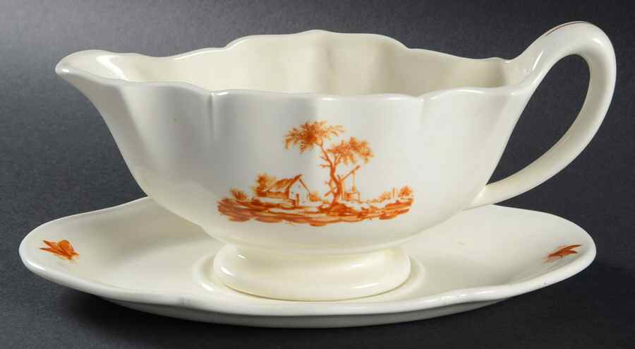 BOI3 Gravy Boat & Underplate by Bon Vivant-1