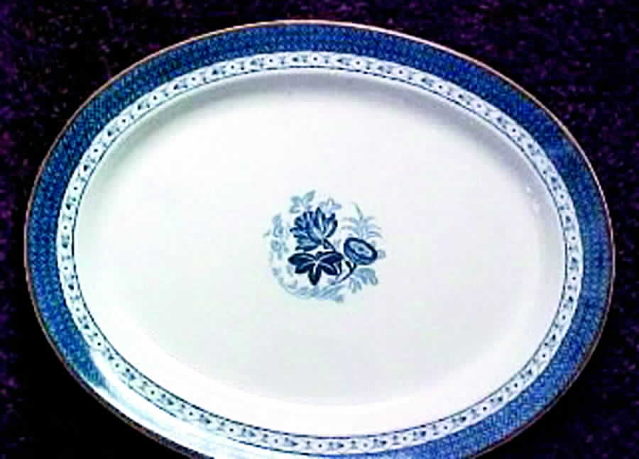 Viking 12" Oval Serving Platter by Booths-1