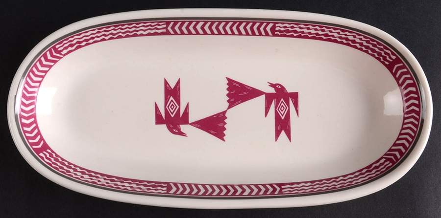 Ancient Mimbreno Indian-Burgundy (Replica) Relish by Pipestone-1