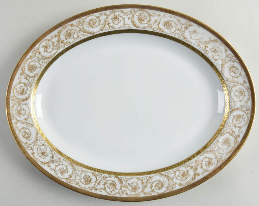 BER222 13" Oval Serving Platter by Bernardaud-1
