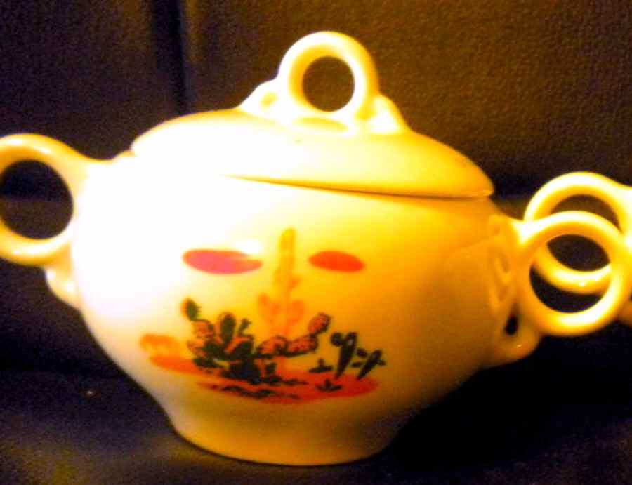 Arizona Cactus Sugar Bowl & Lid by Blakely-1