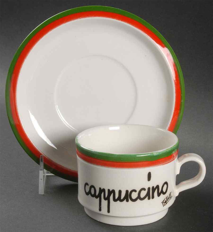 BAZ2 Flat Cup & Saucer Set by Baldelli Italia-1