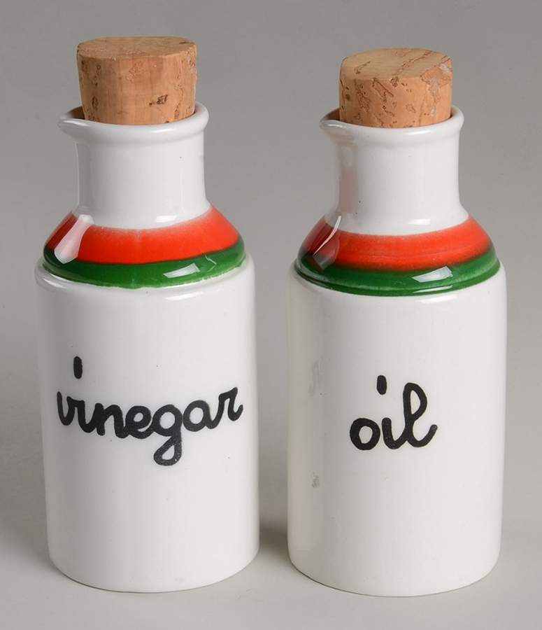 BAZ2 Vinegar and Oil with Cork Stoppers by Baldelli Italia-1