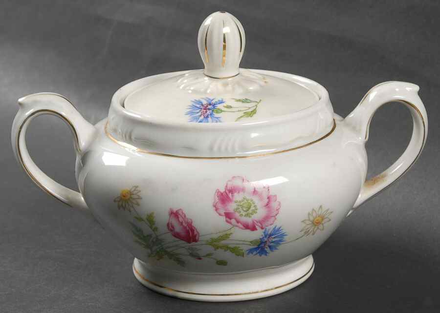 BTH85 Sugar Bowl & Lid by Bareuther & Co-1