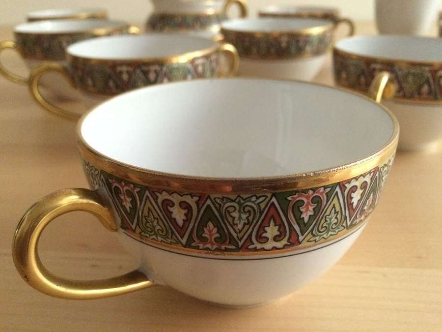 BER226 Flat Cup & Saucer Set by Bernardaud-1