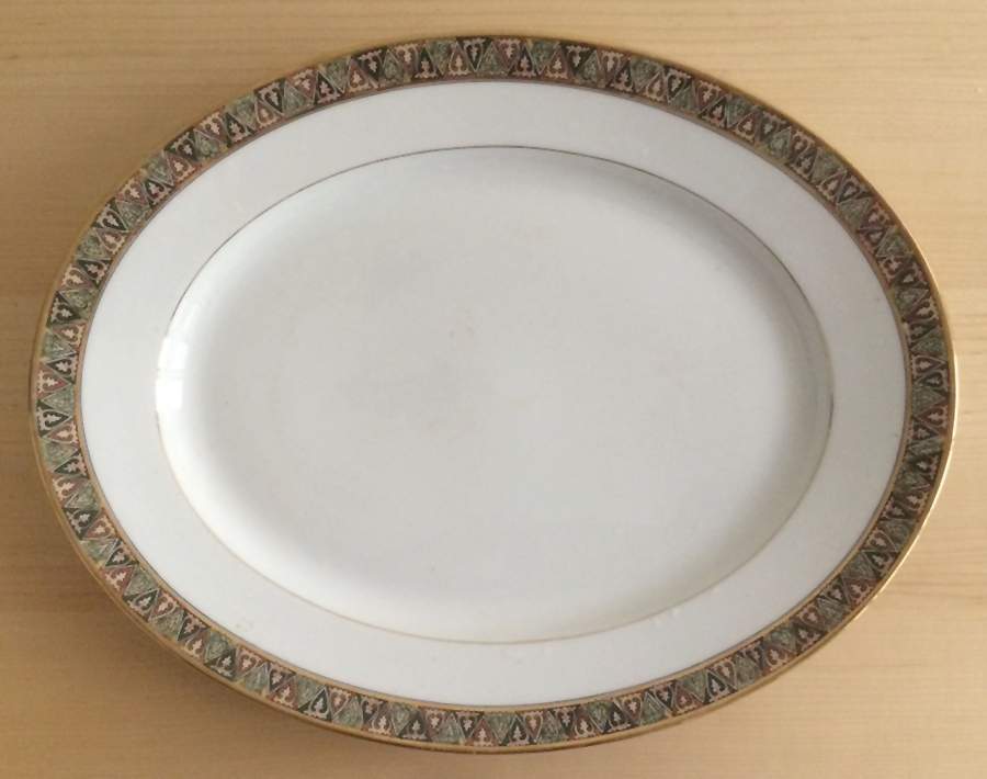 BER226 14" Oval Serving Platter by Bernardaud-1