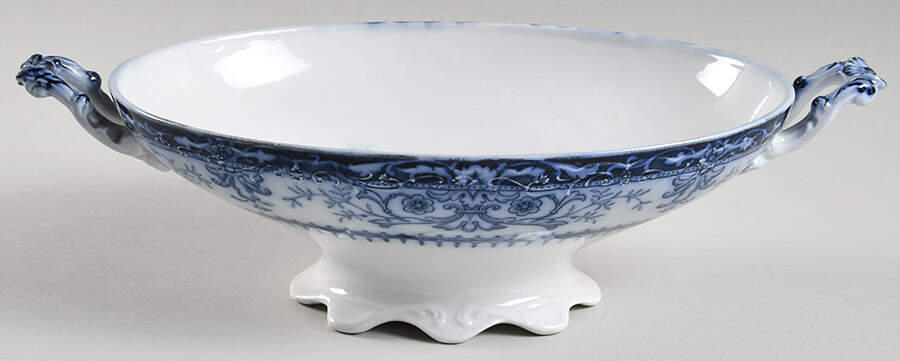 Leicester Oval Vegetable No Lid by Burgess & Leigh-1