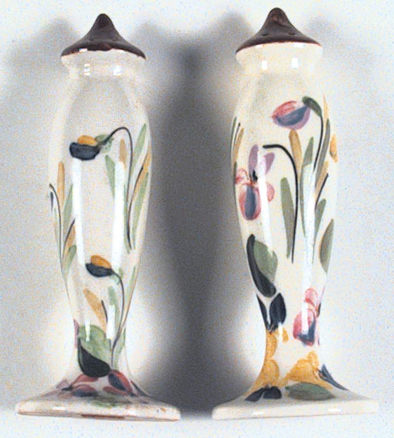 Dogtooth Violet Salt & Pepper Set by Blue Ridge Southern Pottery-1