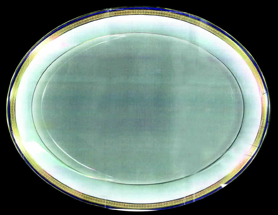 BWD287 12" Oval Serving Platter by Bawo & Dotter-1