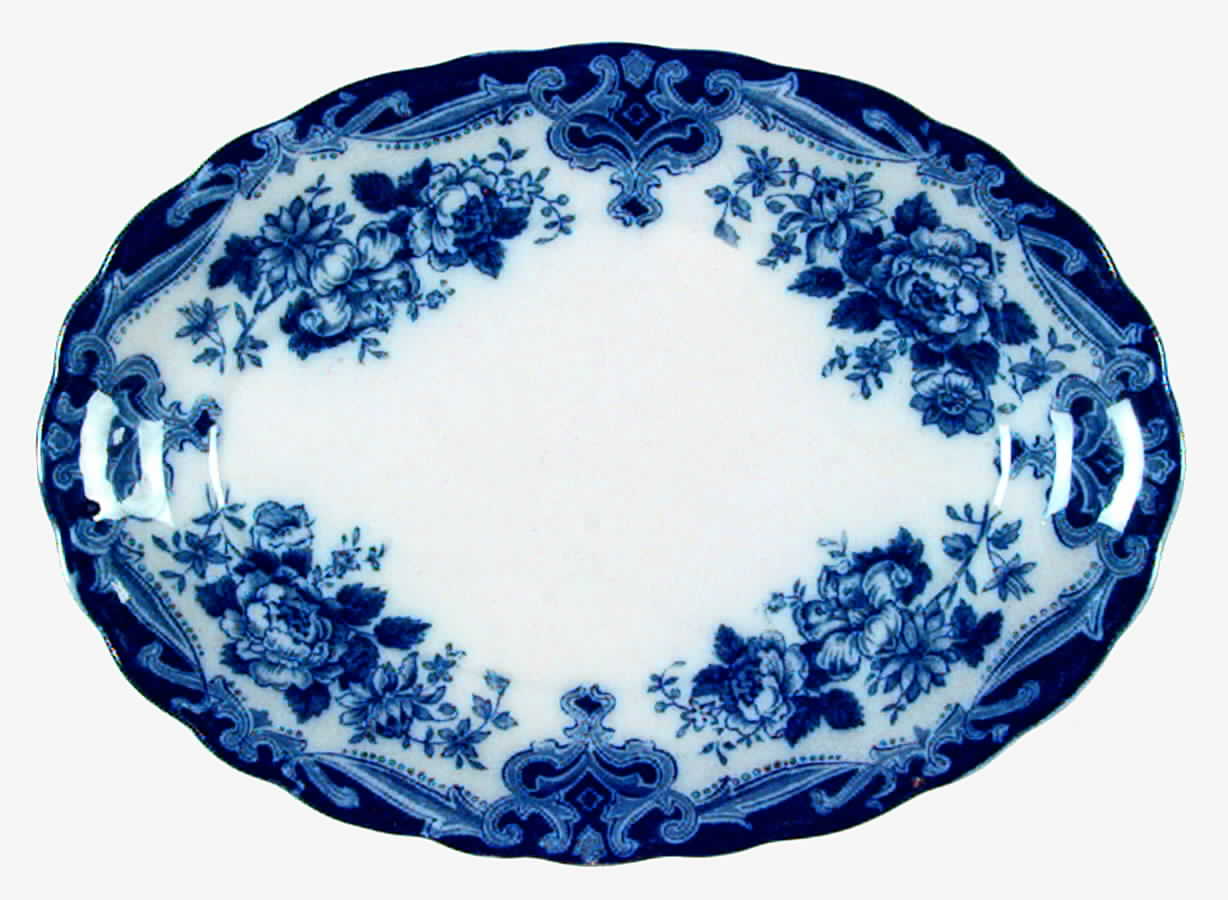 Kew Underplate for Gravy Boat by Bourne & Leigh-1