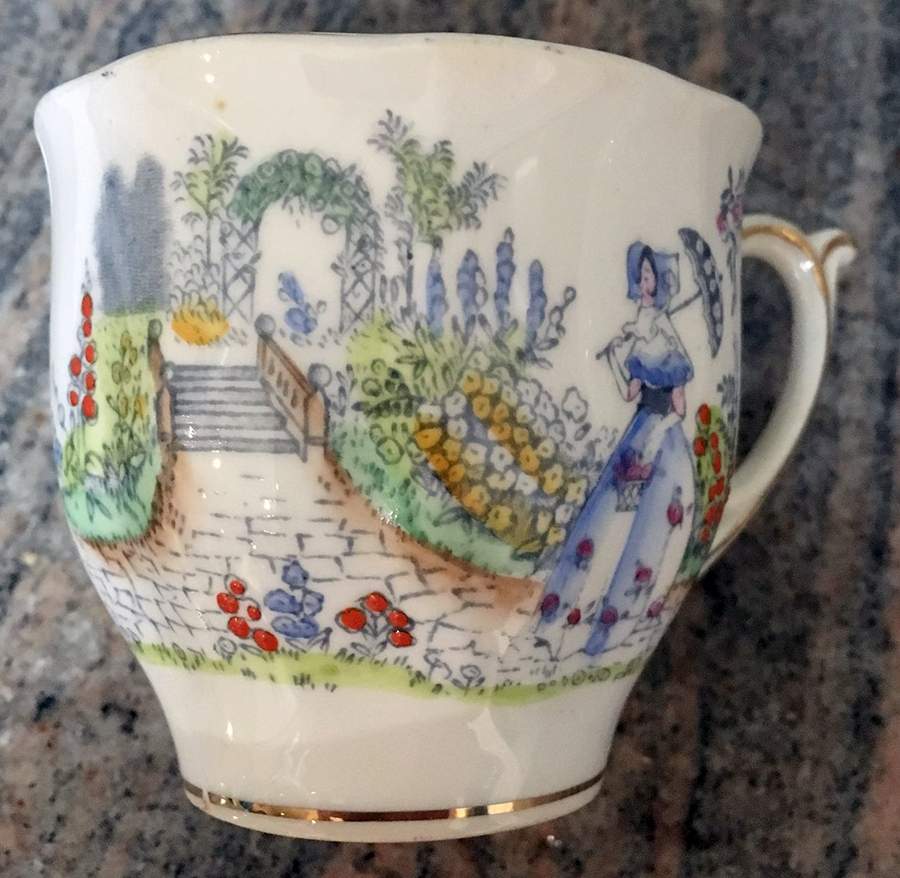 2544 (Scalloped) Flat Cup by Bell China-1