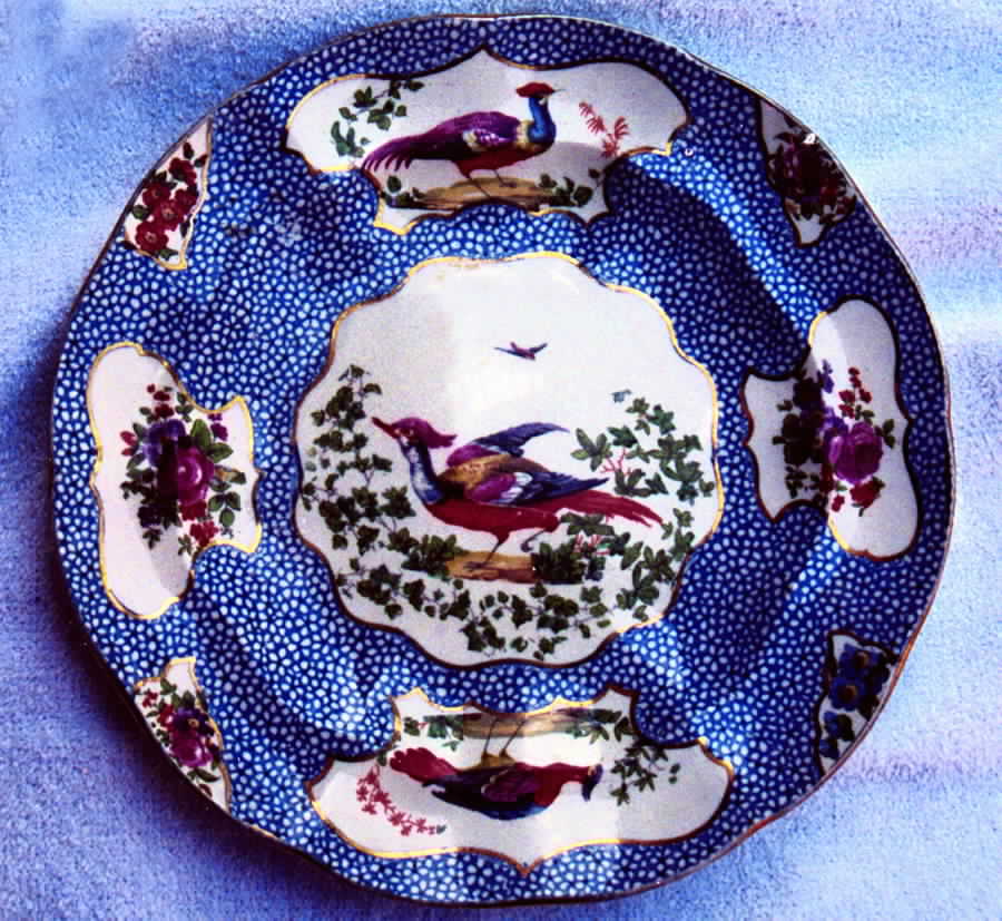 Mosaic Panel Salad Plate by Booths-1