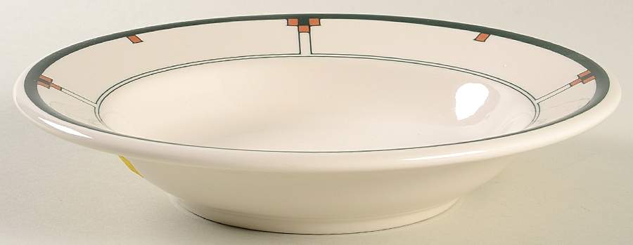 BUF68 Rim Soup Bowl by Buffalo Pottery-1