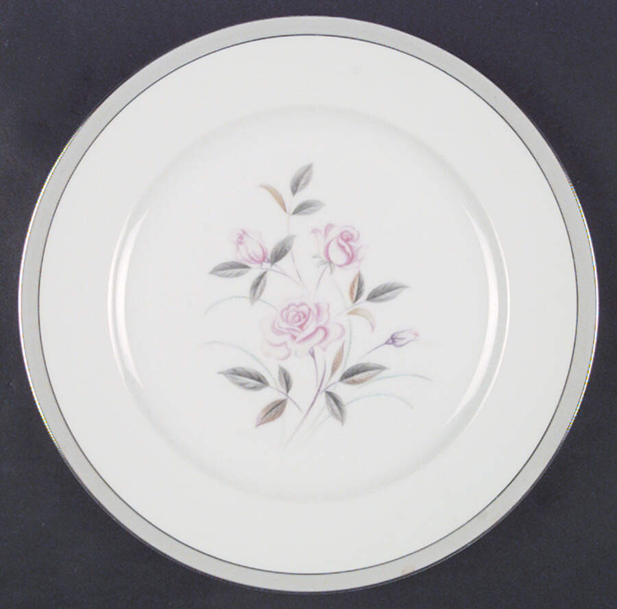 Deauville Rose Dinner Plate by Borsumy-1