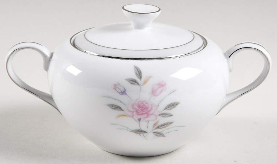 Deauville Rose Sugar Bowl & Lid by Borsumy-1