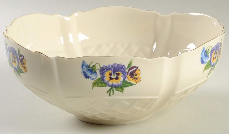 Enchanted Garden (Giftware) 9" Large Fruit Bowl by Belleek Pottery (Ireland)-1