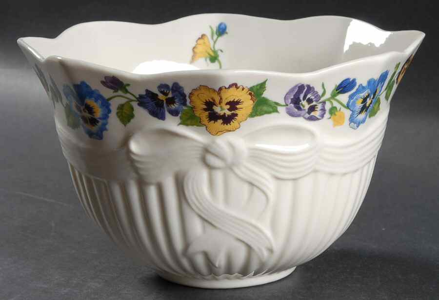 Enchanted Garden (Giftware) 8" Large Fruit Bowl by Belleek Pottery (Ireland)-1