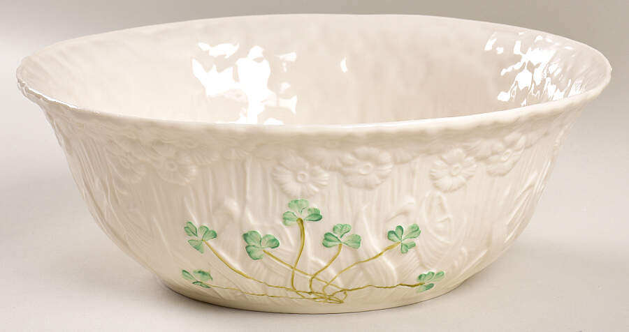 Daisy (Giftware) Large Fruit Bowl by Belleek Pottery (Ireland)-1