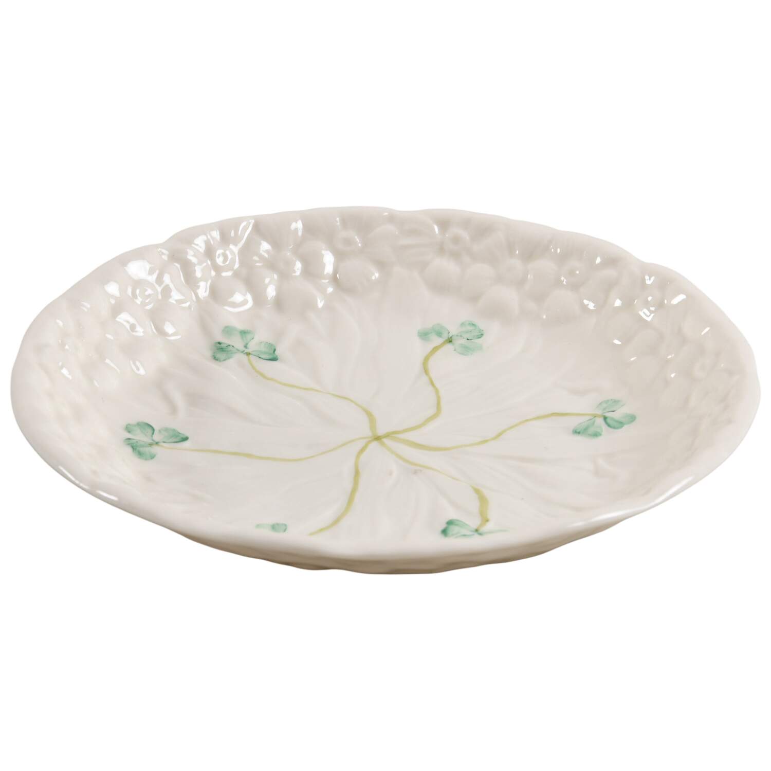 Daisy (Giftware) 6" Trinket Tray by Belleek Pottery (Ireland)-1