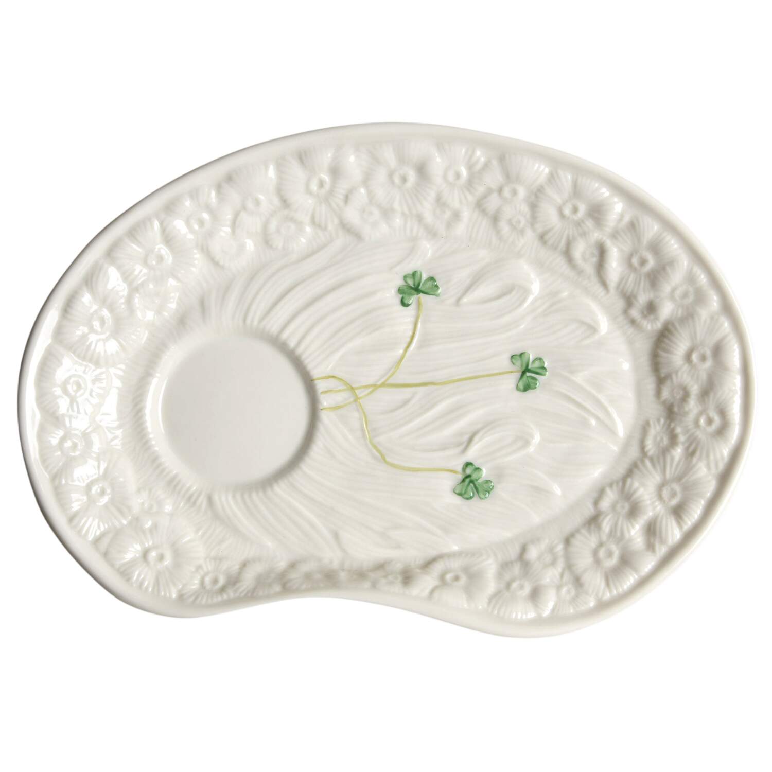 Daisy (Giftware) Snack Plate by Belleek Pottery (Ireland)-1