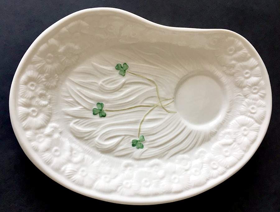 Daisy (Giftware) Snack Plate by Belleek Pottery (Ireland)-1
