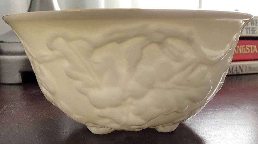 Oak Leaf (Giftware) 5" Round Bowl by Belleek Pottery (Ireland)-1