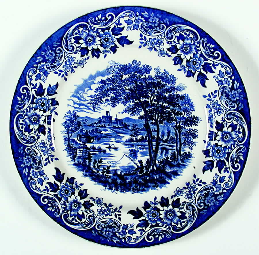 The English Scene Dinner Plate by Broadhurst-1