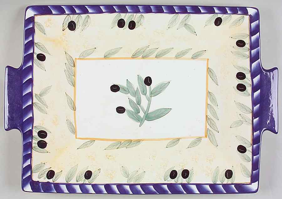 Tuscany Handled Tray by Baum Brothers-1