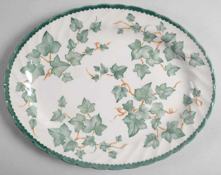 Country Vine 12" Oval Serving Platter by Barratts-1