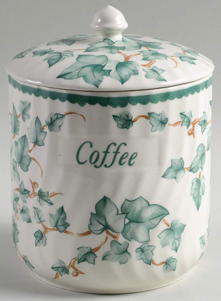 Country Vine Coffee Canister & Lid by Barratts-1