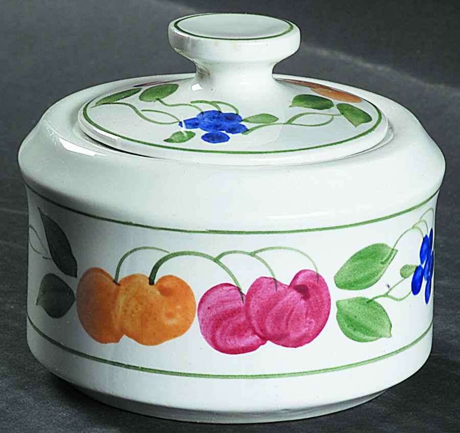 BAB11 Sugar Bowl & Lid by Barker Bros Ltd-1