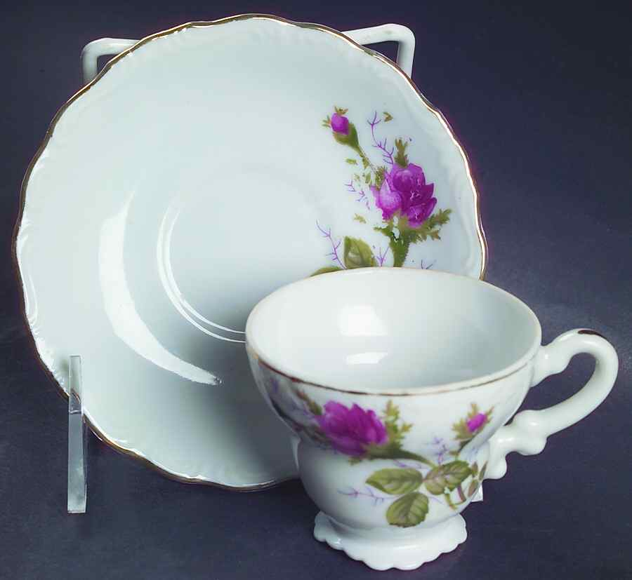 BEX1 Footed Demitasse Cup & Saucer Set by Betsons-1