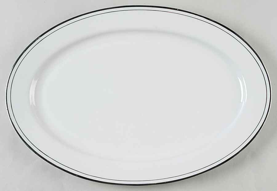 Sterling 14" Oval Serving Platter by Baum Brothers-1