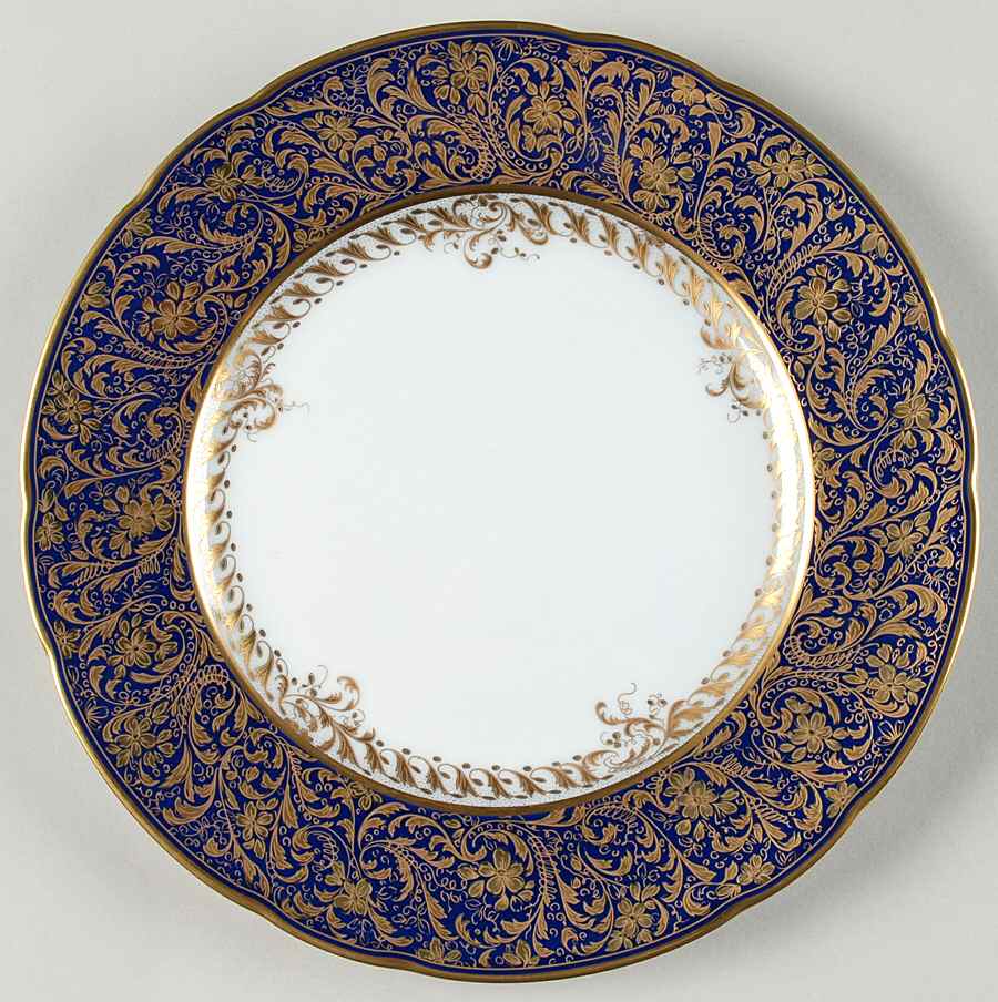 Eden Cobalt Salad Plate by Bernardaud-1