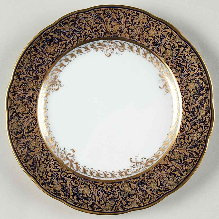 Eden Cobalt Bread & Butter Plate by Bernardaud-1