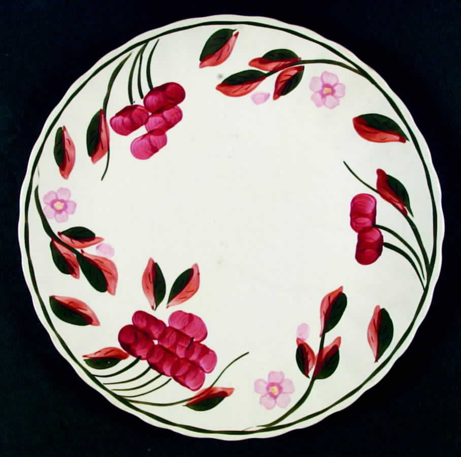Cherry Drops Dinner Plate by Blue Ridge Southern Pottery-1