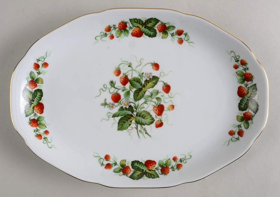 BTH100 12" Oval Serving Platter by Bareuther & Co-1