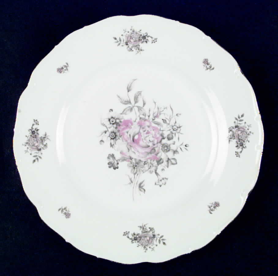 La Maria (Center Design) Dinner Plate by Bohemia Ceramic Works-1