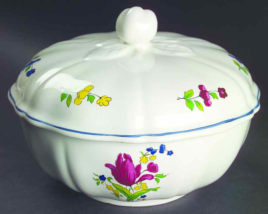 BOI1 Round Covered Vegetable by Bon Vivant-1