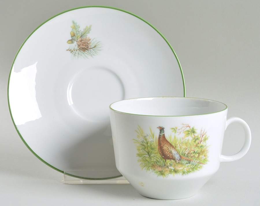 BTH102 Flat Cup & Saucer Set by Bareuther & Co-1