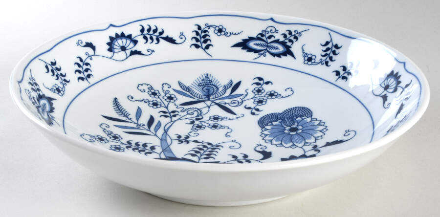 Blue Danube (2001 Anniversary Stamp) 12" Pasta Serving Bowl by Blue Danube (Japan)-1