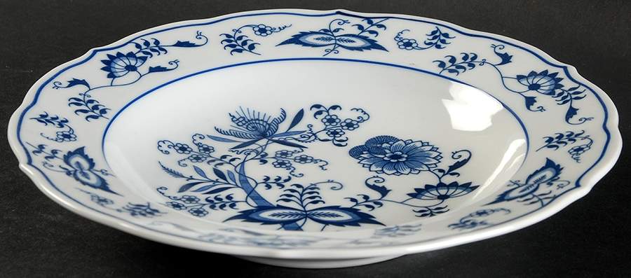 Blue Danube (2001 Anniversary Stamp) Rim Soup Bowl by Blue Danube (Japan)-1