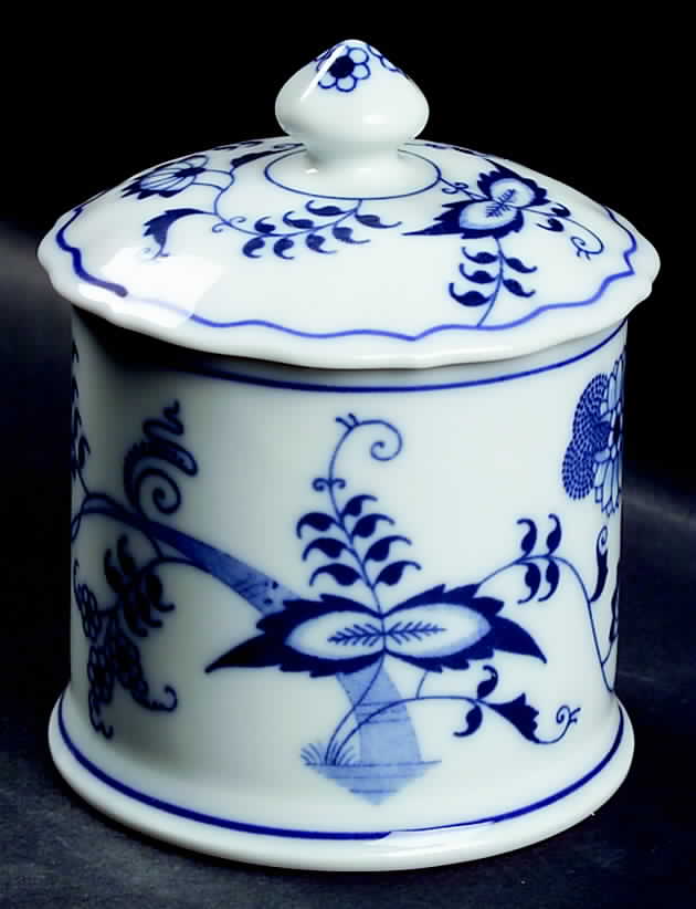Blue Danube (2001 Anniversary Stamp) Cotton Ball Jar and Lid by Blue Danube (Japan)-1